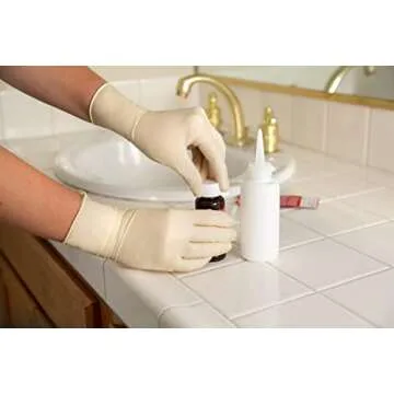 Ansell Microflex Diamond Grip Disposable Latex Gloves