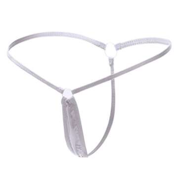 ETAOLINE Women's Low Rise Sexy Underwear Y-Back G-string Lingerie Thong Panty (Medium, 5 Pack (5 Colors))