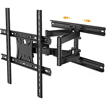 PERLESMITH Full Motion TV Wall Mount for 17-55 Inch TVs Swivel Tilting Articulating TV Bracket Slidi...
