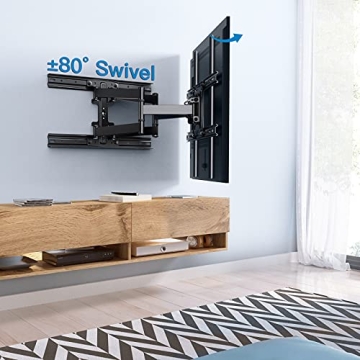 PERLESMITH Full Motion TV Mount for Optimal Viewing Experience