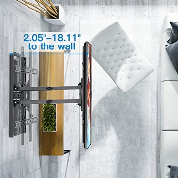 PERLESMITH Full Motion TV Mount for Optimal Viewing Experience