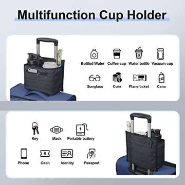 ZHCHG Travel Cup Holder for Easy Coffee Carry