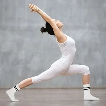 Non Slip Women Pilates Grip Socks - 6 Pairs Available