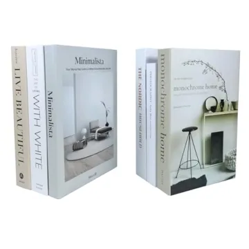 Elegant 6 PCS Faux Decorative Books for Home Decor