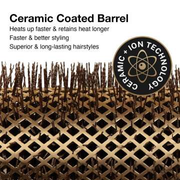 Olivia Garden NanoThermic Round Brush for Stylish Hair