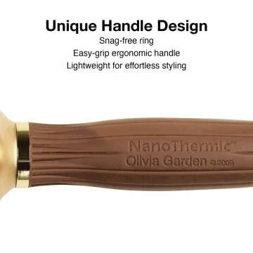 Olivia Garden NanoThermic Round Brush for Stylish Hair
