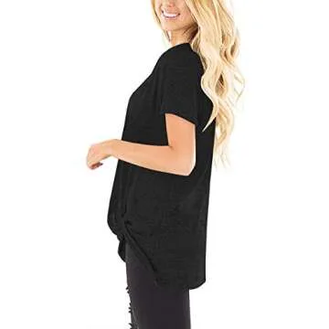 Trendy SAMPEEL Women's Summer T-Shirts in Five Sizes