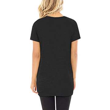 Trendy SAMPEEL Women's Summer T-Shirts in Five Sizes