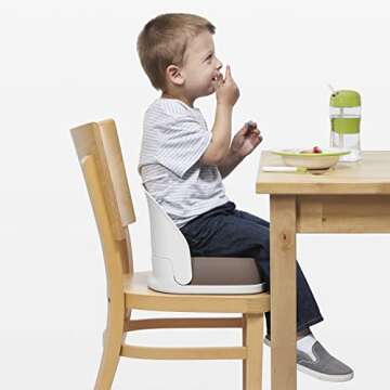 OXO Tot Perch Booster Seat with Straps, Taupe