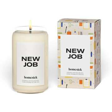 Scented Candle for New Job - Aromatherapy Gift