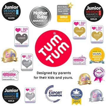 TUM TUM 3 way Baby Trainer Cup, Designed with Feeding Specialist, 180ml (Blue)