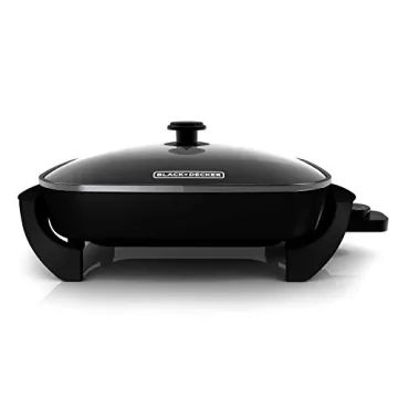 BLACK+DECKER Electric Skillet Nonstick Dishwasher Safe