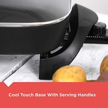 BLACK+DECKER Electric Skillet Nonstick Dishwasher Safe