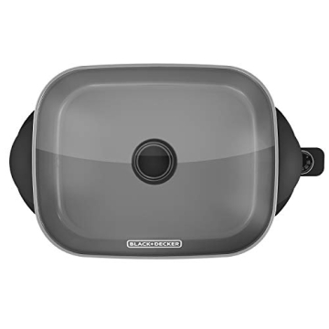 BLACK+DECKER Electric Skillet Nonstick Dishwasher Safe
