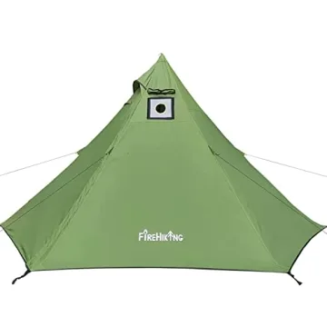 FIREHIKING Hot Tent - Ultralight Tipi Tent for 1-2 Persons with Stove Jack