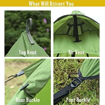 Fire Hiking Hot Tent - Lightweight Tipi with Stove Jack