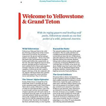 Lonely Planet Yellowstone & Grand Teton National Parks