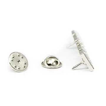 Stylish Crystal Lapel Pin for Realtors - Silver Accessory