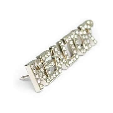 Stylish Crystal Lapel Pin for Realtors - Silver Accessory