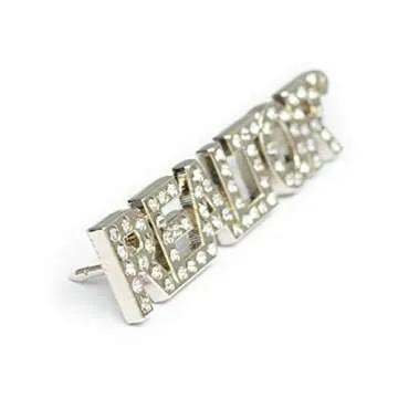 Stylish Crystal Lapel Pin for Realtors - Silver Accessory