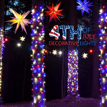 Patriotic Mini Lights for Independence Day & More