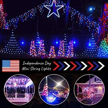 Patriotic Mini Lights for Independence Day & More