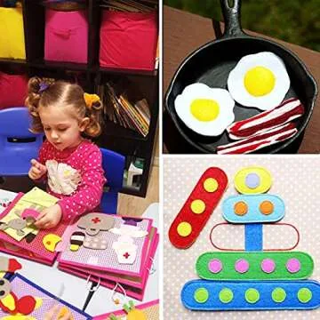 Simetufy 8 x 12 Inch Felt Sheets for Crafts, 40 Pcs DIY Craft Felt, 1 mm Thick Non-Woven Felt Squares, Stiff Felt Sheets for School Projects, Decoration, 40 Assorted Colors (20 x 30cm)