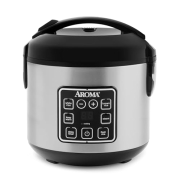 AROMA Digital Rice Cooker & Steamer - 4 Cup Capacity