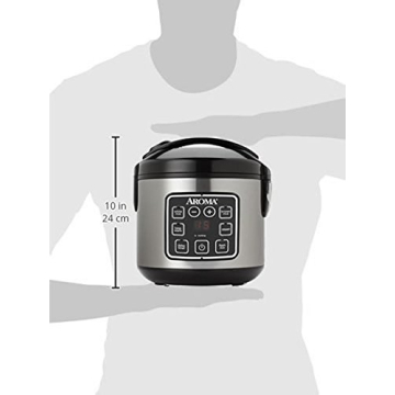 AROMA Digital Rice Cooker & Steamer - 4 Cup Capacity