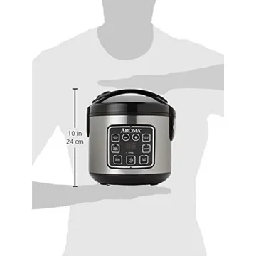 AROMA Digital Rice Cooker & Steamer - 4 Cup Capacity