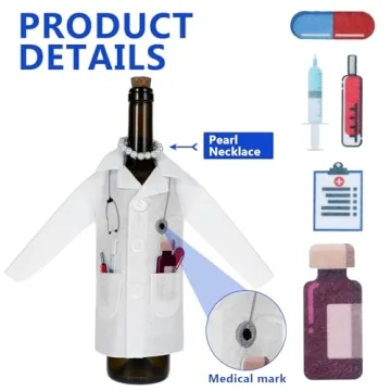 Stylish White Wine Bag - Perfect for Nurse Celebration Gifts