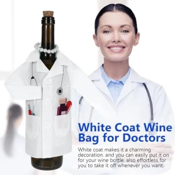 Stylish White Wine Bag - Perfect for Nurse Celebration Gifts
