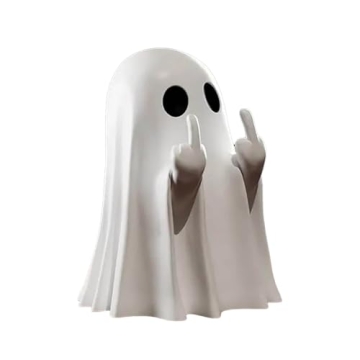 Generic Cute Halloween Decorative Ghost Figurines - Whimsical Resin Centerpieces for Your Home