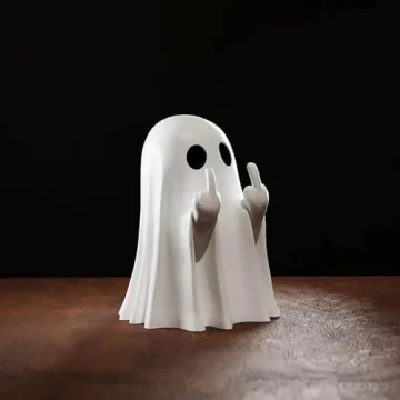 Cute Halloween Ghost Figurines for Festive Decor