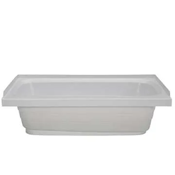 Lippert 24"x40" White Bathtub for RVs Easy Upgrade