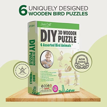 Hands Craft 3D Bird Puzzles Set - Fun Educational Toy