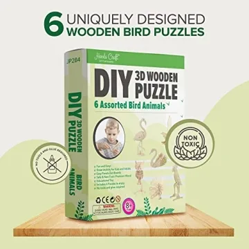 Hands Craft 3D Bird Puzzles Set - Fun Educational Toy