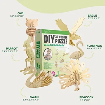 Hands Craft 3D Bird Puzzles Set - Fun Educational Toy