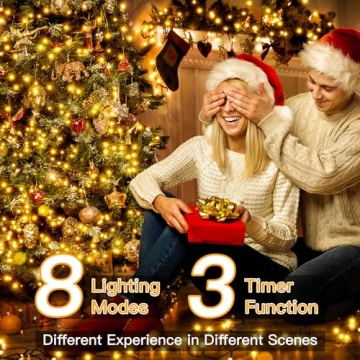 Ollny Christmas Lights 164FT with Remote and 500 LEDs