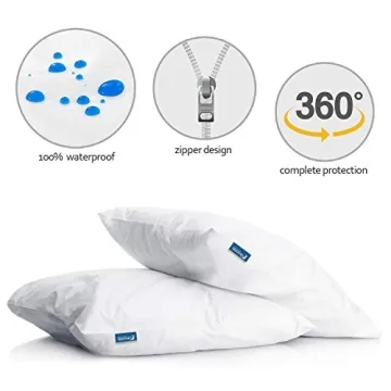 Moonsea Waterproof Pillow Protectors 4 Pack Comfort & Hygiene