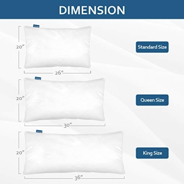 Moonsea Waterproof Pillow Protectors 4 Pack Comfort & Hygiene