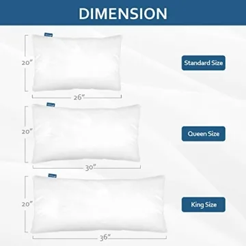 Moonsea Waterproof Pillow Protectors 4 Pack Comfort & Hygiene