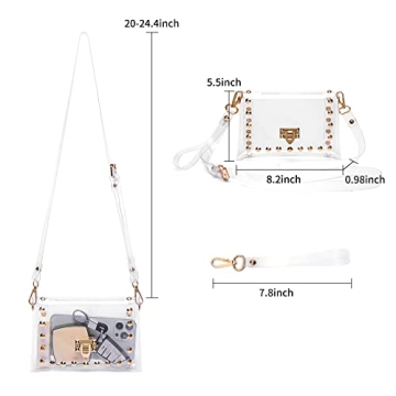 MOETYANG Clear Purse Stadium Approved for Women