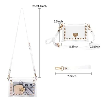 MOETYANG Clear Purse Stadium Approved for Women