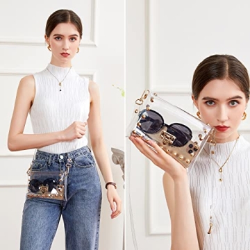 MOETYANG Clear Purse Stadium Approved for Women