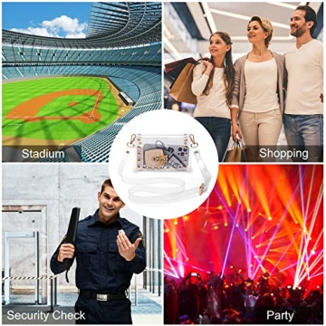 MOETYANG Clear Purse Stadium Approved for Women