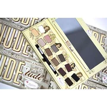 theBalm NUDE 'tude Eyeshadow Palette, Naughty, 12 Neutral Shades