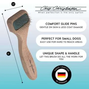 Chris Christensen Mark X Slicker Brush - Professional Quality for Pet Grooming