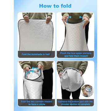 INSAUTO Sun Shade for Toyota Sienna - 7-Layer UV Protection