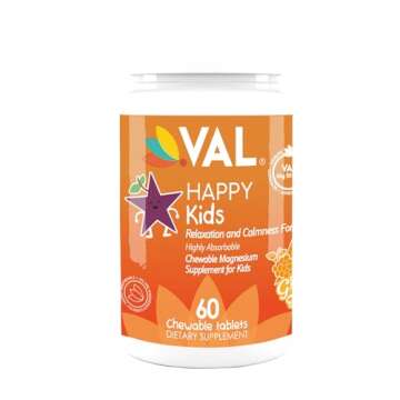 VAL Magnesium for Kids | High-Absorption Magnesium for Calm, Relaxation & Focus | Magnesium Glycinat...